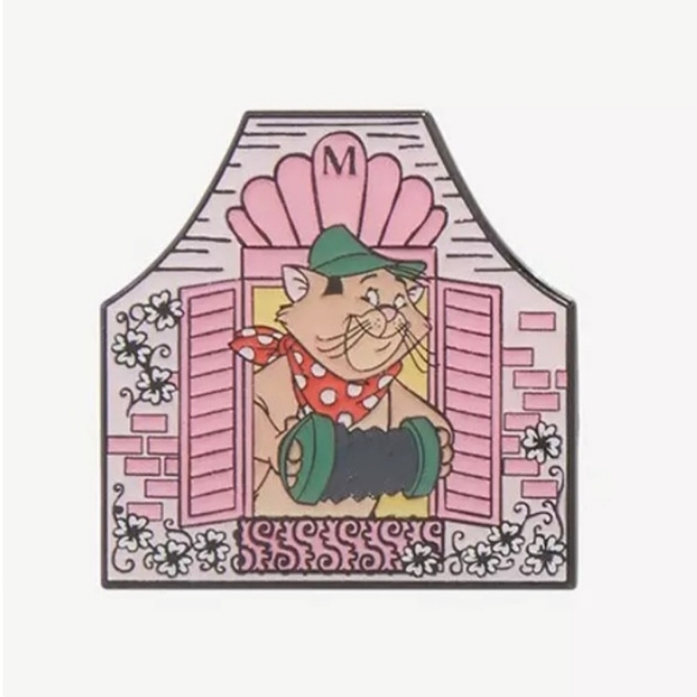 Loungefly Disney Aristocats Character Buildings Box Enamel Pin
